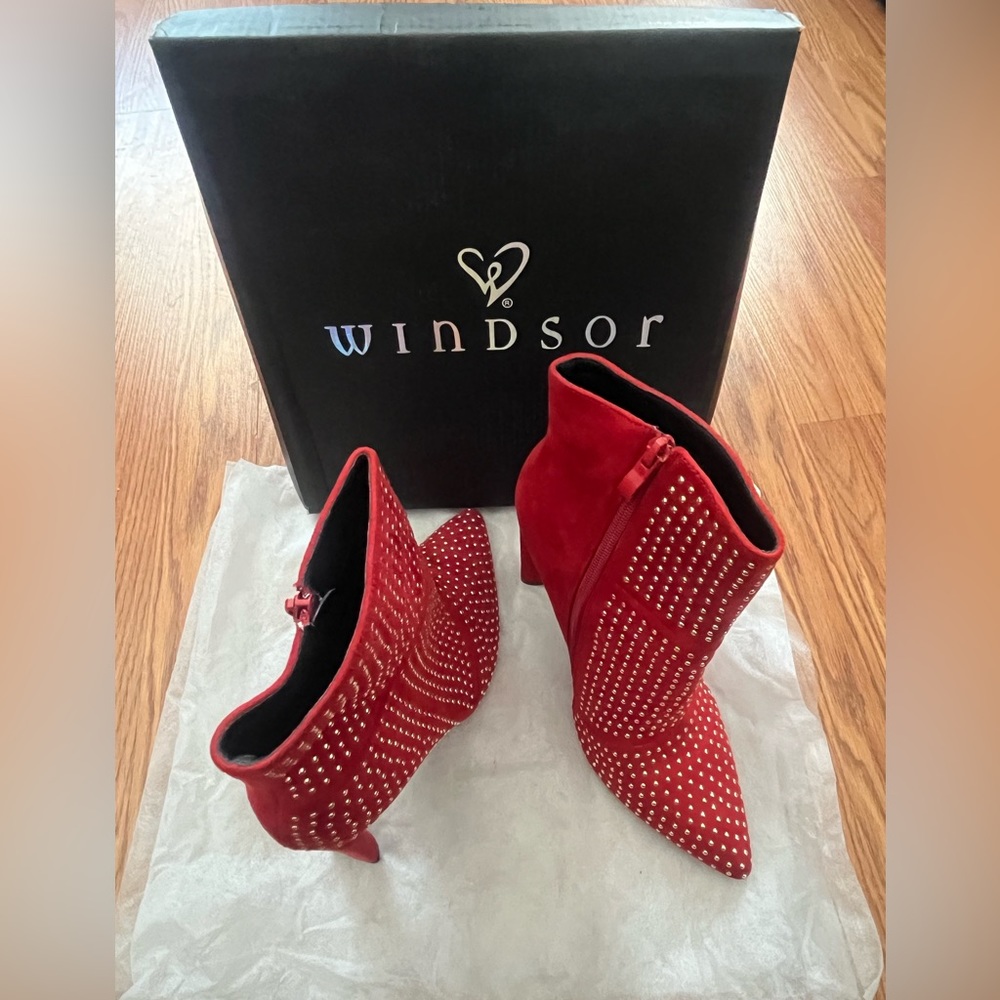 Studded Red Heels 👠